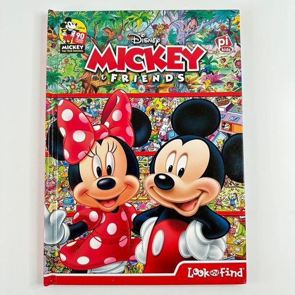 Disney Other - 2/$8 Disney Mickey and Friends Look and Find book (Hardcover)